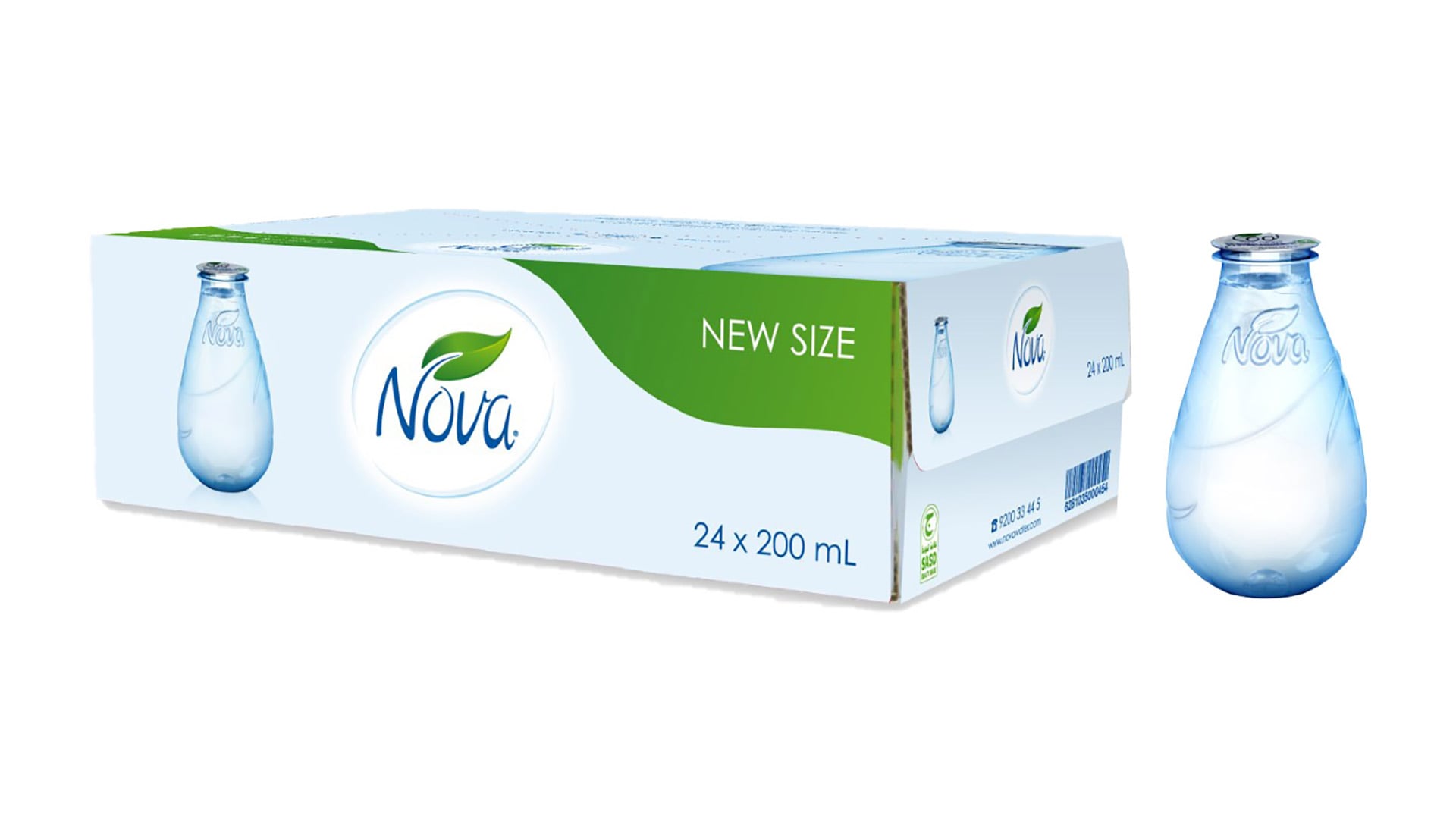 Nova Water, 200mL Case, 24 Bottles