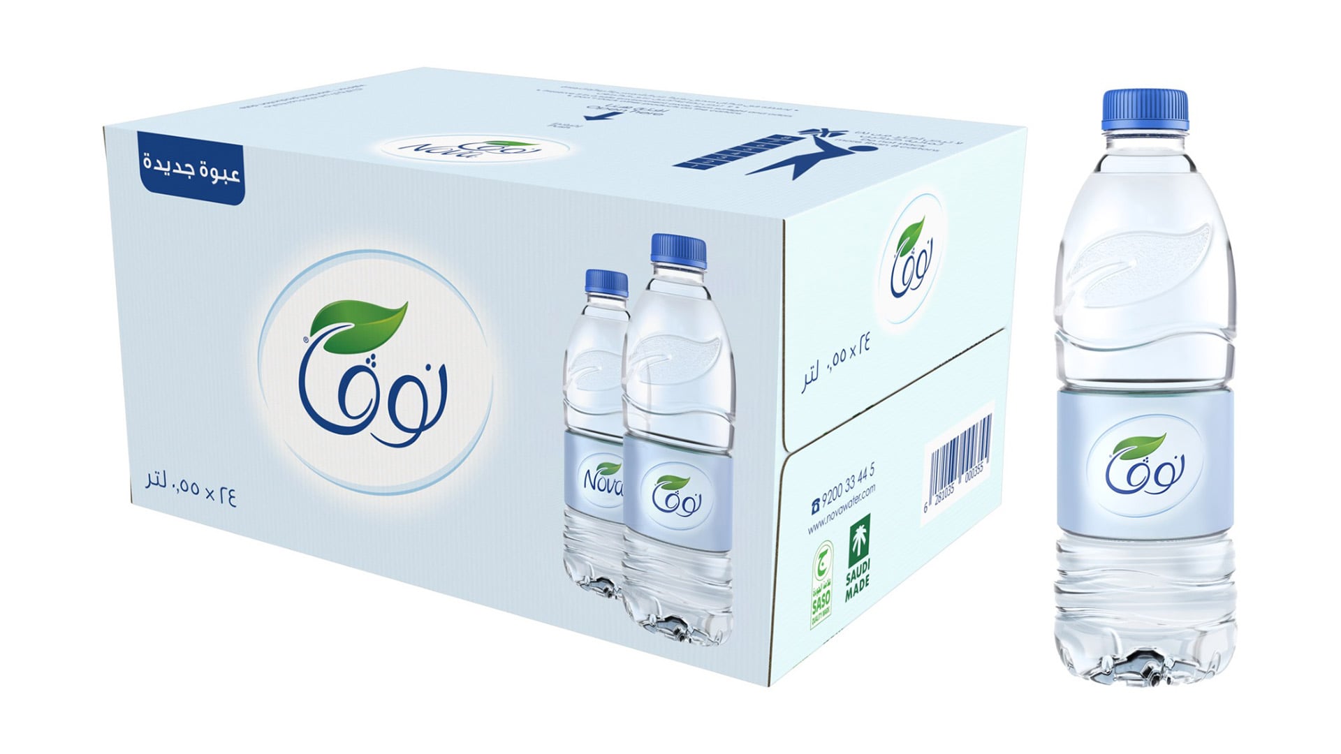 Nova Water, 550mL Case, 24 Bottles