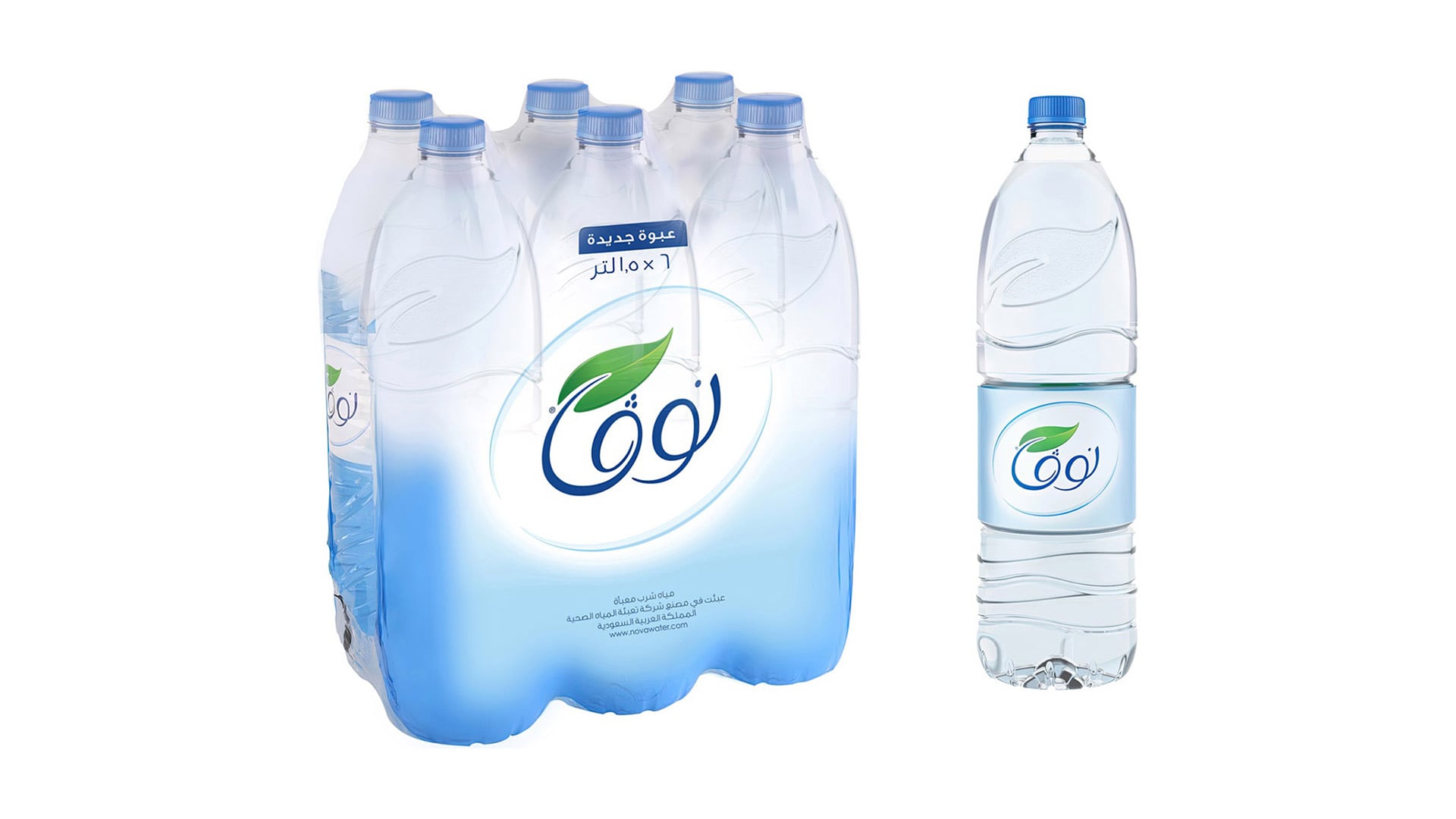 Nova Water, 1.5L Shrink Wrap, 6 Bottles
